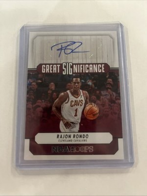 2022-23 Panini NBA Hoops - Great Significance Rajon Rondo #GS-RJR (AU)