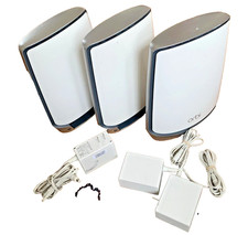 NETGEAR Orbi RBK853 Tri-Band Mesh Wi-Fi 6 System Set of 3