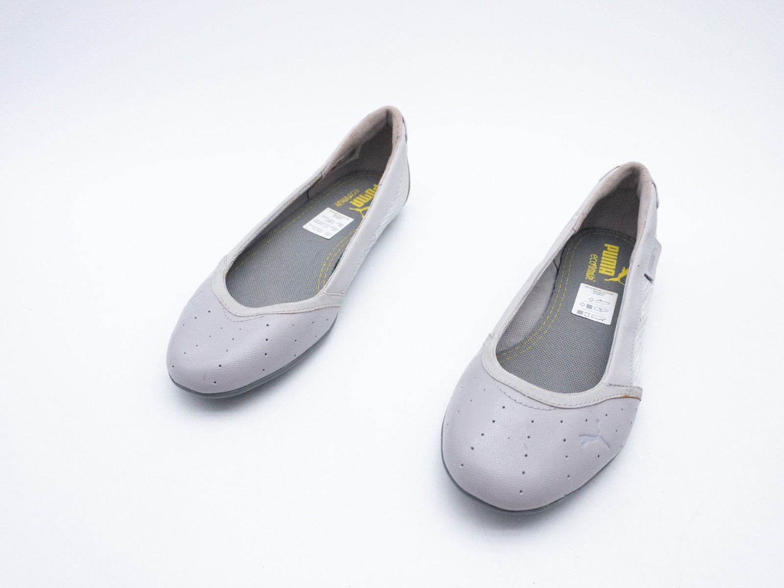 PUMA Mujer Zapatillas Bailarina Ocio Mocasines Gris Talla 37 Eu Tipo 33595-80