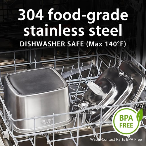 Innovation Award Winner Stainless Steel Cat Water Fountain, 108oz/3.2L Automa... - Picture 2 of 9