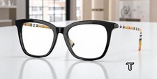 BURBERRY BE2390 3853 Black Demo Lens 52 mm Women's Eyeglasses