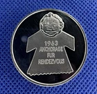 1963 Fur Rendezvous Anchorage Alaska 1 Oz. .999 Silver Proof Round Vintage