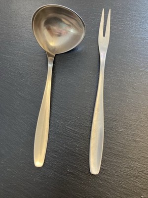 WMF Cromargan Satin ALPHA 2 Pcs Germany SHIPS FREE