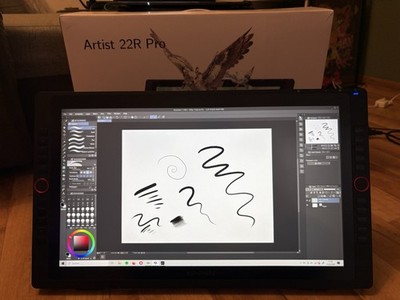 XP-Pen Artist 22R Pro Grafiktablett, Displaytablet, Batterieloser Stift OVP Top