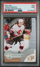 2001 SPX Senators JASON SPEZZA Rookie R21 REDEMPTION 1218/1250 PSA 9 Pop 1