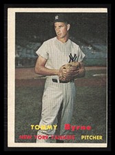 Tommy Byrne 1957 Topps #108  New York Yankees