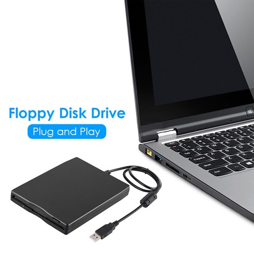 USB Floppy Disk Drive External Floppy Disk Reader FDD 3.5" 1.44MB For Laptop PC - Photo 3/12