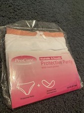 New Protective Women s Panty, Washable/ Reusable,w Mesh Pocket, Size L