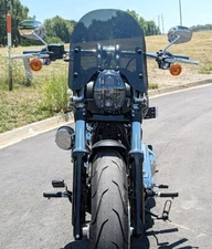 Calsci 12" Tinted Windshield for Harley Softail Standard FXST