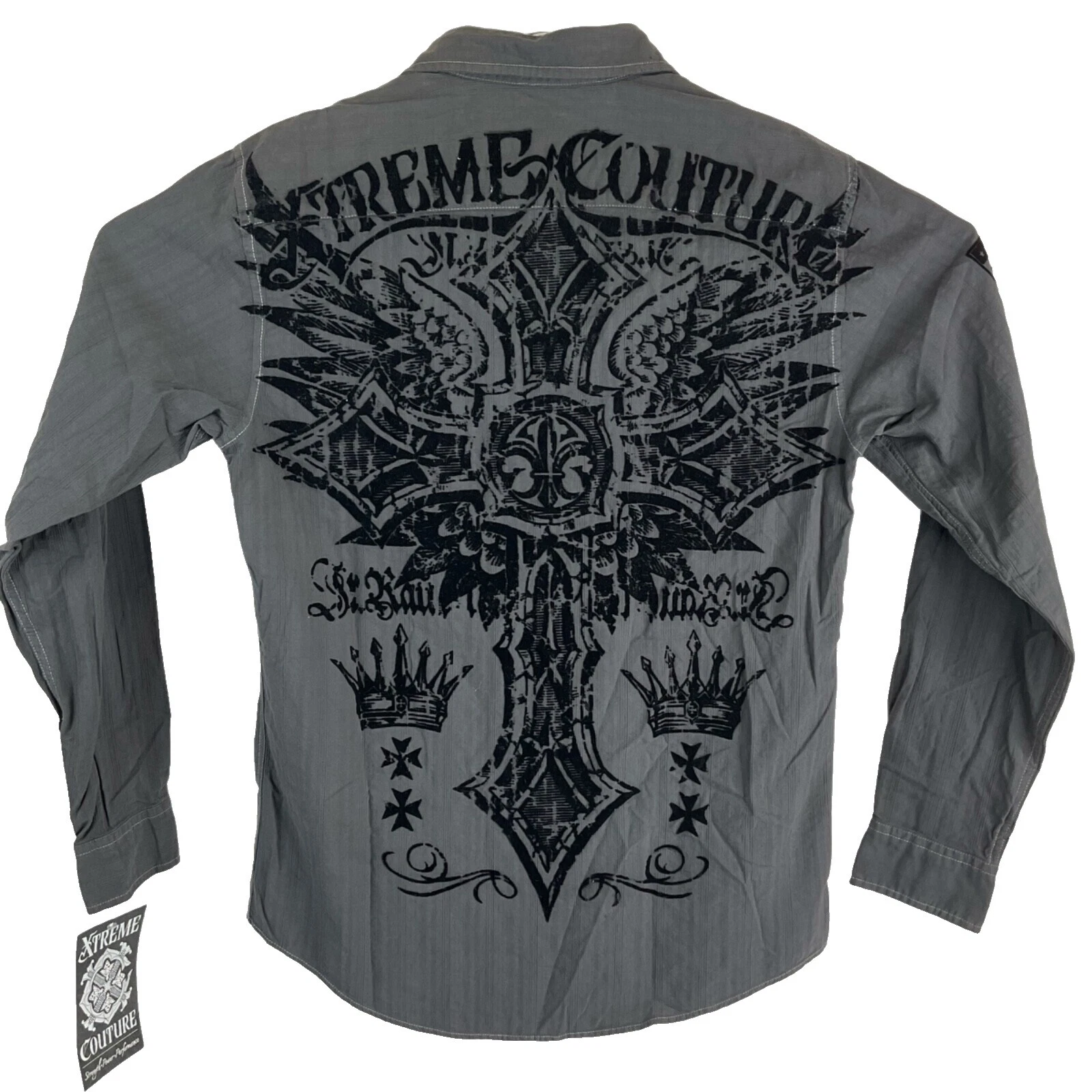 Botón Informal Algodón Xtreme Couture-Down Shirts for Men