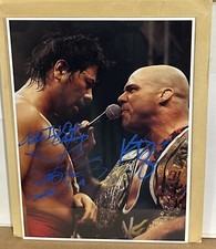 Kurt Angle Shinsuke Nakamura Autograph Signed Photo 2008 NJPW IWGP Showdown WWE