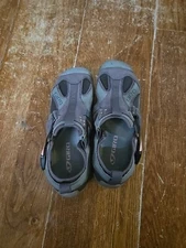 Giro Women's Cycling Shoes Olive Gray Leather & Mesh Size 8 US Xen 22042W