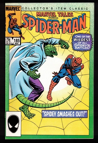 Marvel Tales 185  rep Amazing Spider-Man #45 - vs The Lizard!  1986 VF+