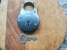 Vintage Eagle Double Locking Padlock with Original Key
