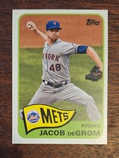 2021 Topps Baseball 1965 Topps Redux #T65-32 Jacob DeGrom (New York Mets)