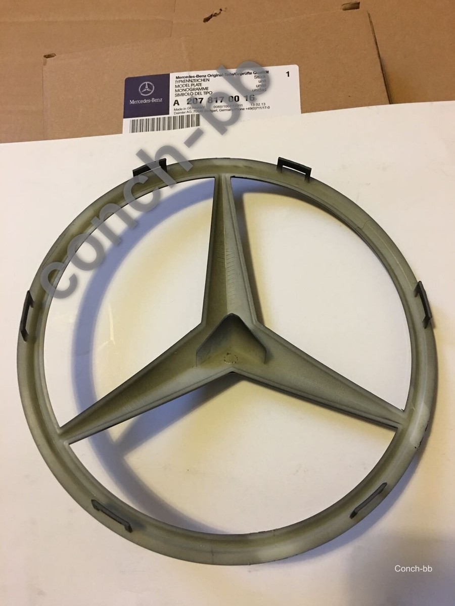 Front Chrome Star Grille Badge For Mercedes-Benz E-Class W207 Coupe/Cabriolet (2009-2013)