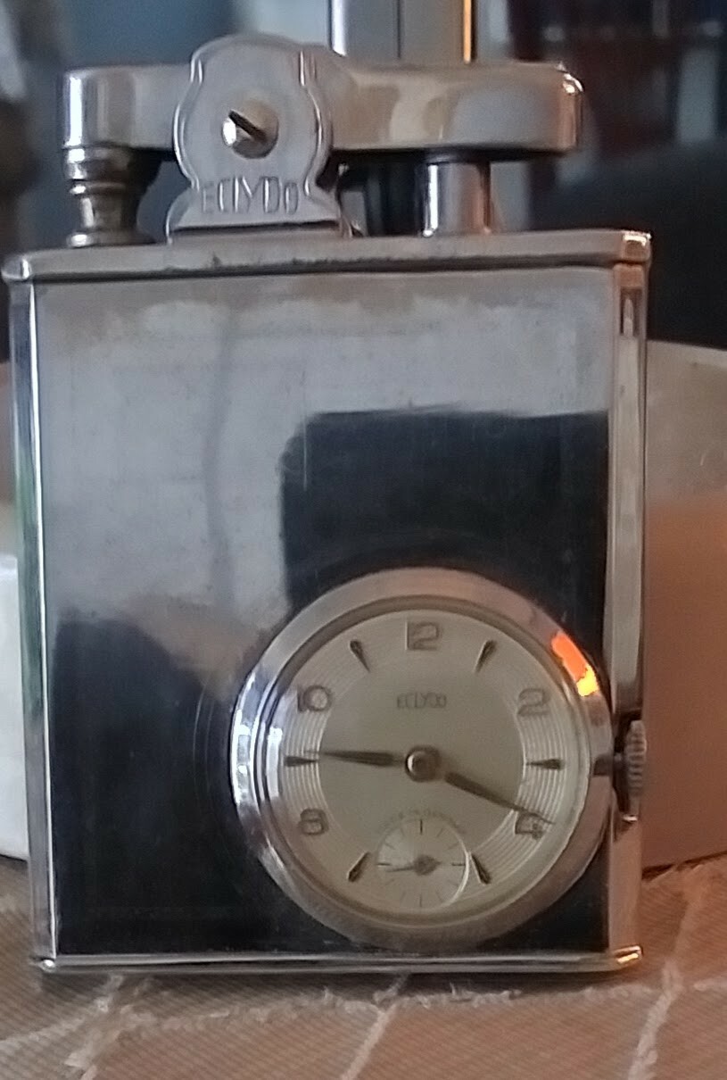 Vintage Eclydo Lighter/ Watch. Made in Germany