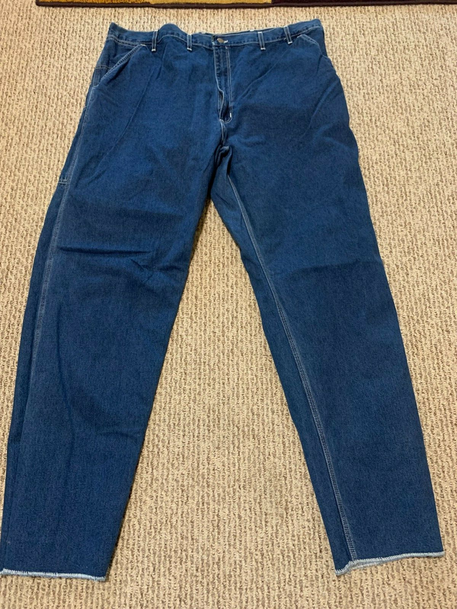 Vintage CARHARTT 48x36 Carpenter Denim Work Jeans 2917 USA Union