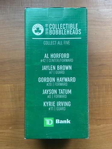 Gordon Hayward 2018-19 TD Bank Collectible Bobblehead 1 of 5000 Boston Celtics - Picture 3 of 6