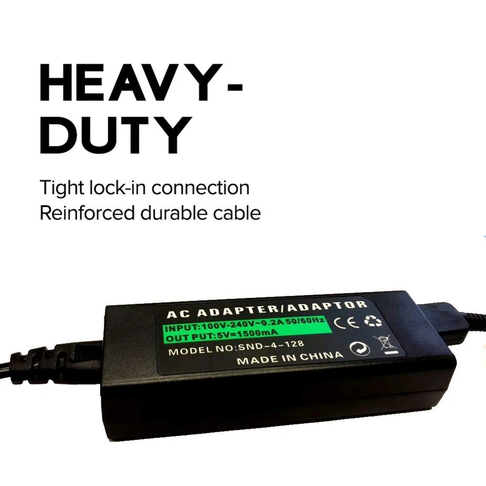 Adaptador de cargador de CA de viaje de pared para el hogar para Sony PlayStation portátil PSP Go Foto 4 de 4