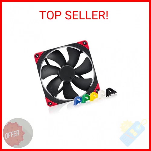 Noctua NF-A14 PWM chromax.Black.swap, Premium Quiet Fan, 4-Pin (140mm, Black)