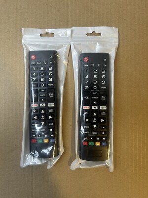 2pk Universal TV Remote AKB75095307  LG Smart TV Netflix Amazon sub AKB75375604