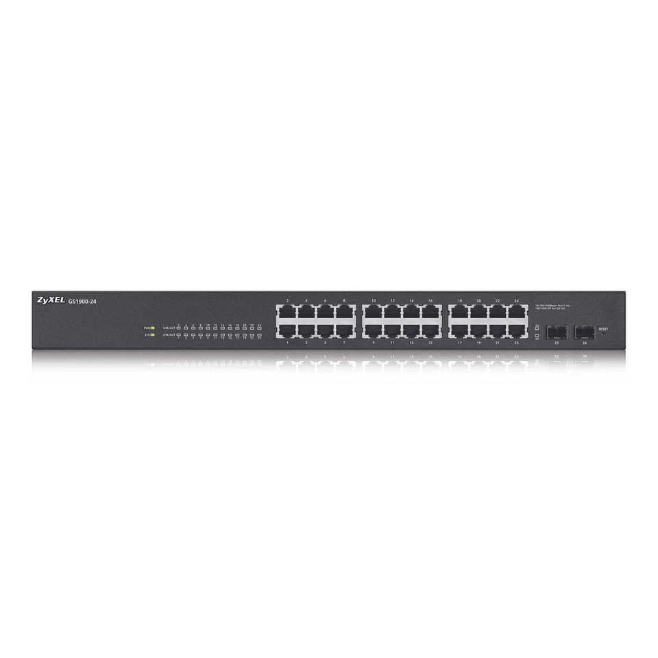 ZYXEL GS1900-24 - 24-port GbE Smart Managed Switch - Seller Refurbished - Image 2 of 4