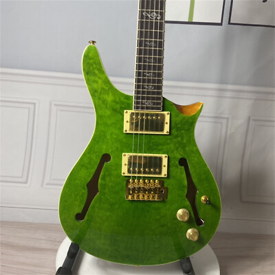 PRS Semi Hollow Body Electric Guitar Green Body HH Pickups HPL Fretboard