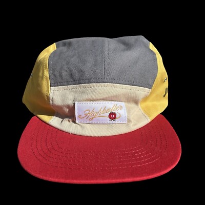 Vintage Jim Beam High baller Five Panel Strapback Hat RARE NWOT