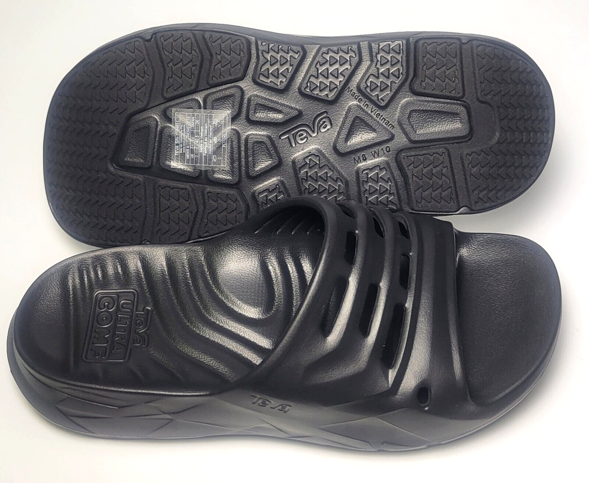 NEW WITH TAG SZ MEN 9 / WOMEN 11 Teva Mens Apretrail Slide Black sandal water Teva ApreTrail Slide Women main image 3