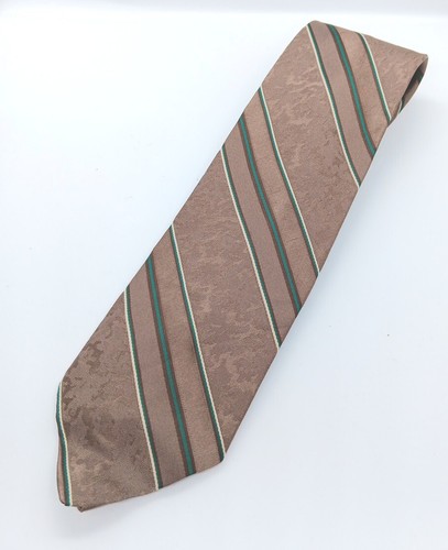 The Men's Store Striped Tie BROWN