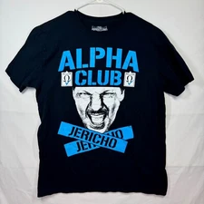 Pro Wrestling Tees Chris Jericho Alpha Club Graphic T-Shirt Men's Sz L