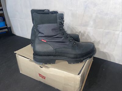 Levi's Torsten Stepp Herren Schwarz. Neu verpackt Größe UK 10