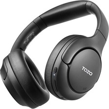 TOZO HT2 Hybrid Noise Cancelling Headphone, Bluetooth Hi-Res Audio Custom EQ