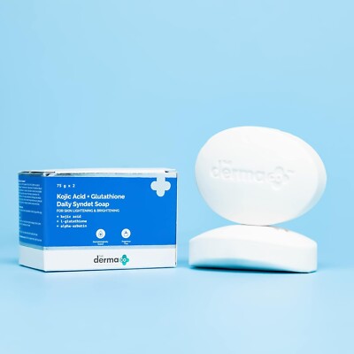 The Derma Co Kojic Acid Syndet Soap with Glutathione for Pigmentation  150gm,