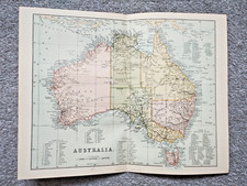 1875 Antique William Mackenzie Map of Australia