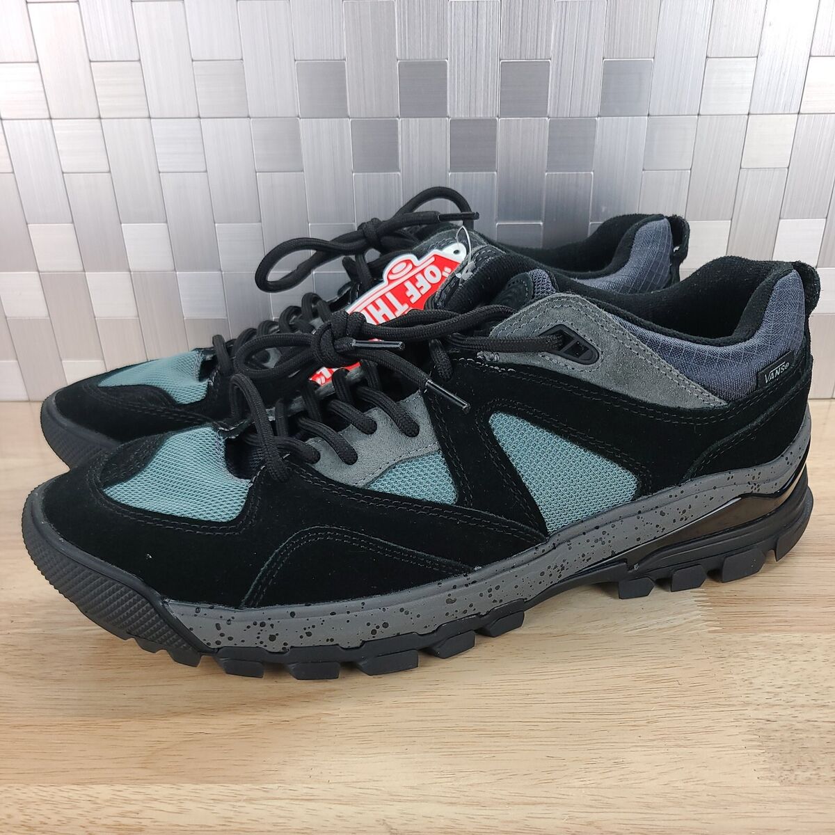 国内配送 VANS AMZN TRAILHEAD SNAKE GREY /BLACK VANS AMZN TRAILHEAD SHOE BLACK GREEN MILLIEU sz 12 mens