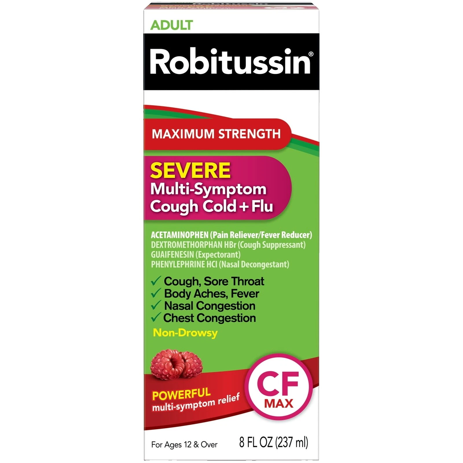 Лекарства Robitussin Syrup-The-Counter Cough, Cold & Flu
