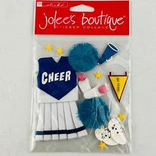 Joleé's Boutique Cheerleading Sticker Collage Cheer Outfit Pom Poms SPJB064