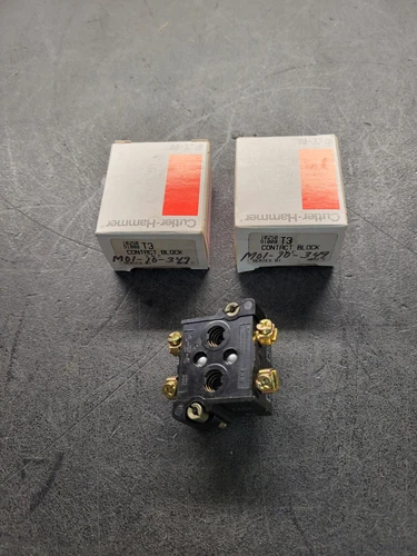 Cutler Hammer 10250T3 Contact Block. Lot of 2.