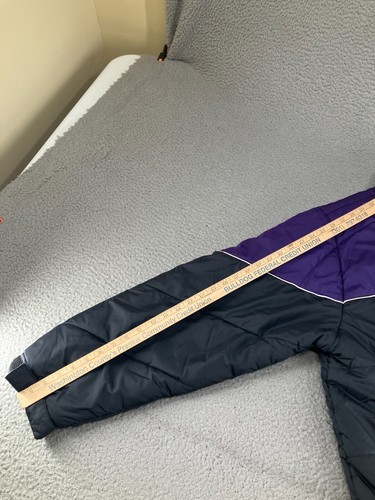 Baltimore Ravens Bomber Giacca Uomo Medium Nero Reebok Puffer NFL Calcio - Foto 12 di 23