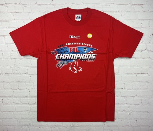 Nueva con etiquetas 2007 Majestic MLB Boston Red Sox Campeones Serie Mundial Camiseta Adulto Hombre L - Imagen 1 de 8