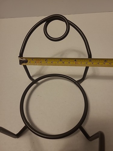 Pampered Chef #3082 Appetizer Plate Stand for 6" Round Plates Brown Metal New - Picture 7 of 7