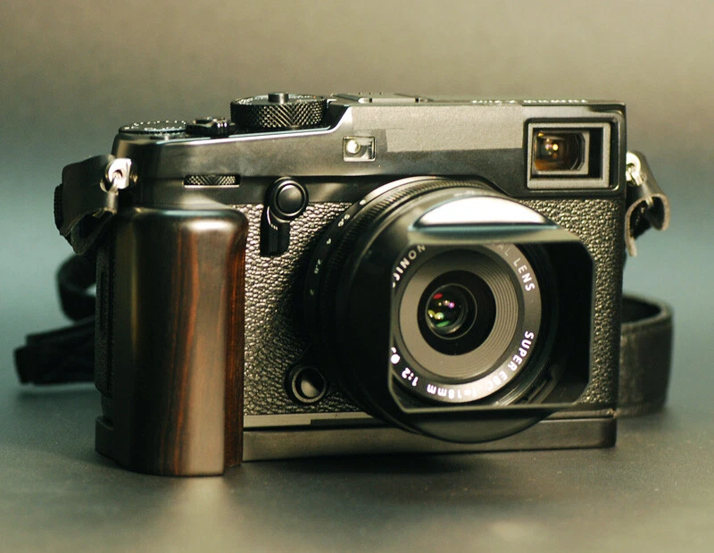 Handmade Wood Ebony L Hand Grip Holder for Fujifilm Fuji X-PRO2 Xpro2 Camera - image 4 of 4