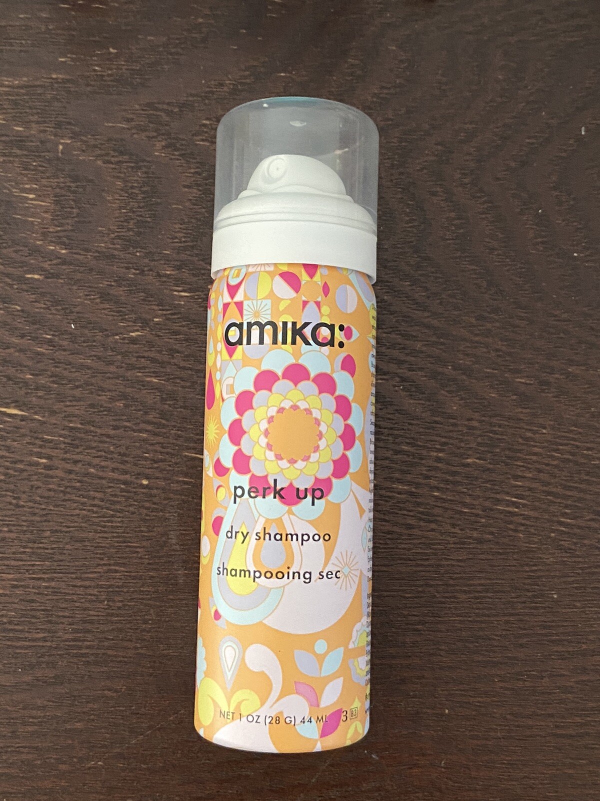 AMIKA Perk Up TalcFree Dry Shampoo travel size spray 1 oz deodorizes