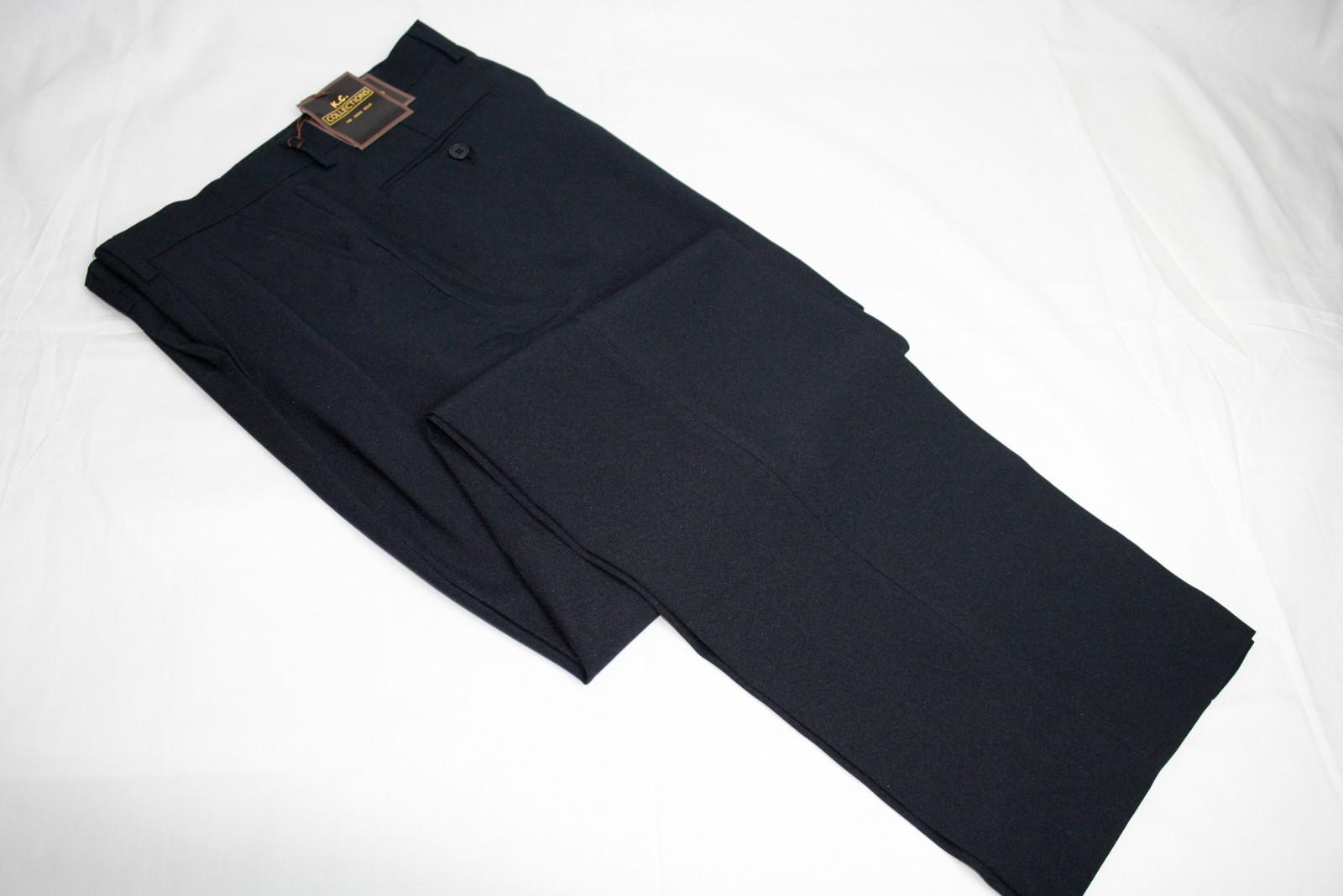 Mens Navy Dress Pants KC3000NVY Tailored Trousers Pleated Slacks Sizes