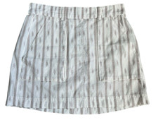 Old Navy Women Small S Woven Short Skirt Cotton MISSING BELT Pockets