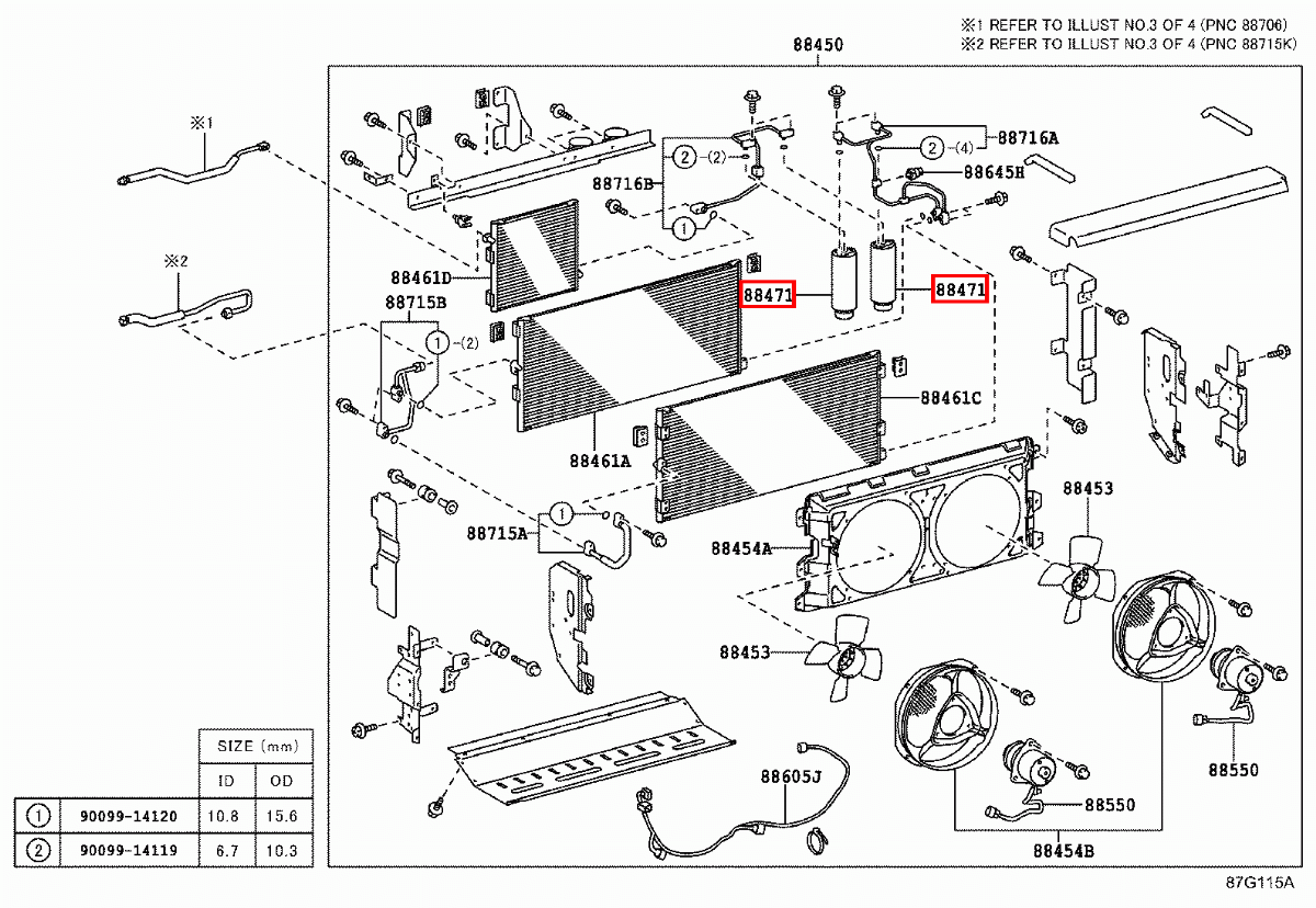Genuine LandCruiser 80 Series 1HZ 4.2 Diesel Aircon Cooler A/C Receiver