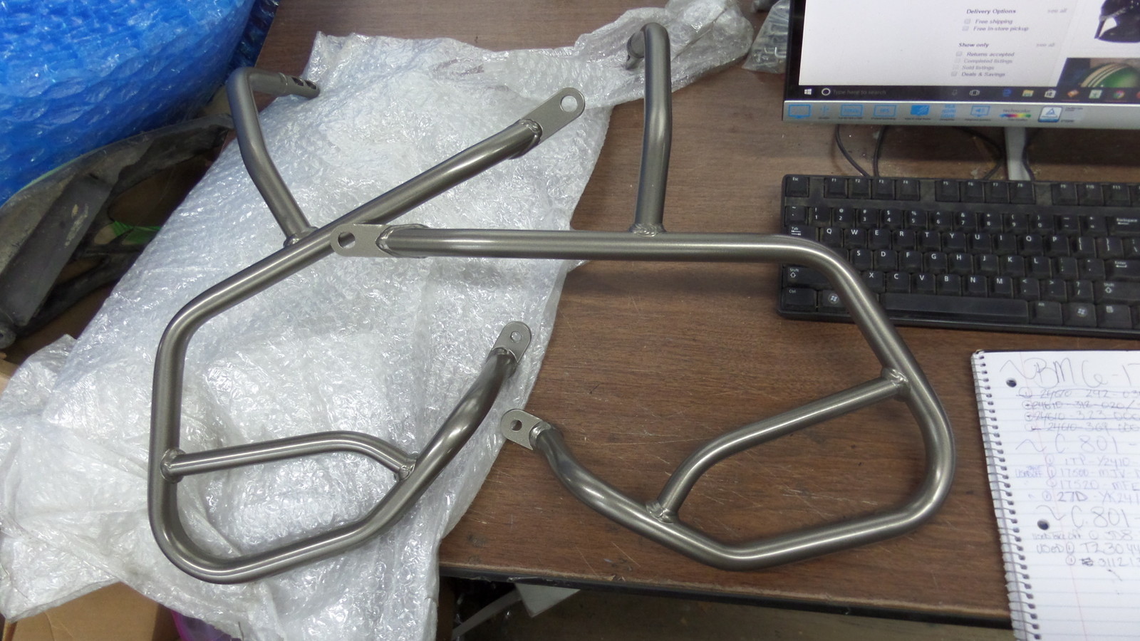 BMW Motorcycle Engine Guard Case Saver Motor Protector 31121317900  