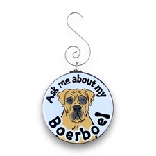 Boerboel Mini Ornament Dog Holiday Decor Handmade Gift - 2.25"